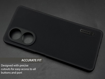 NIUKIN Super Frosted Dotted Case for Oppo A58 4G