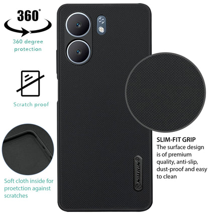 NIUKIN Super Frosted Dotted Case for Oppo A5x 5G