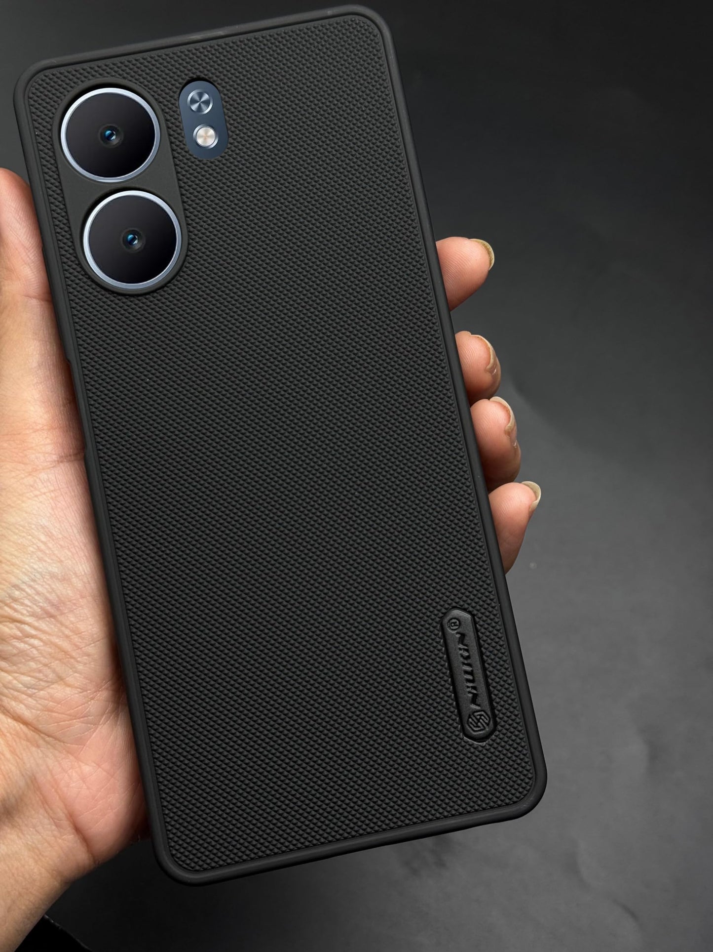NIUKIN Super Frosted Dotted Case for Oppo A5x 5G