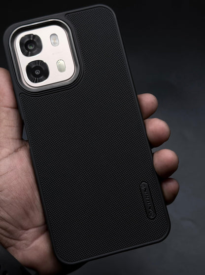 NIUKIN Super Frosted Dotted Case with Camera Ring for Oppo A6 Pro 5G