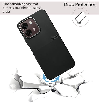 BEOTS Rugged back case with Camera Ring for Oppo A6c