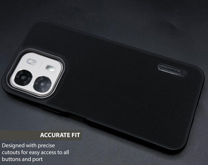 NIUKIN Super Frosted Dotted Case with Camera Ring for Oppo A6 5G