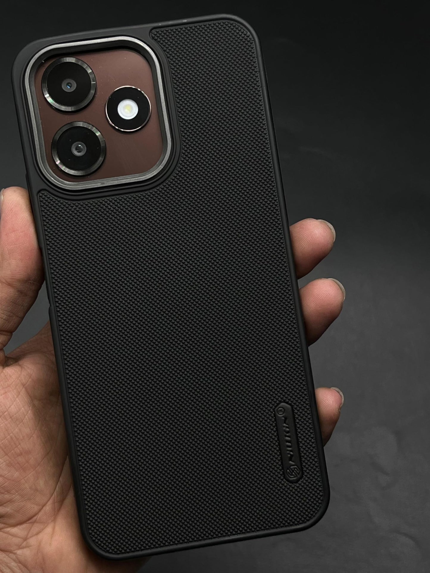 NIUKIN Super Frosted Dotted Case with Camera Ring for Oppo A6c