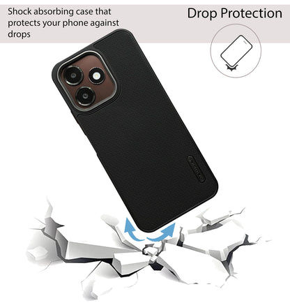 NIUKIN Super Frosted Dotted Case with Camera Ring for Oppo A6c