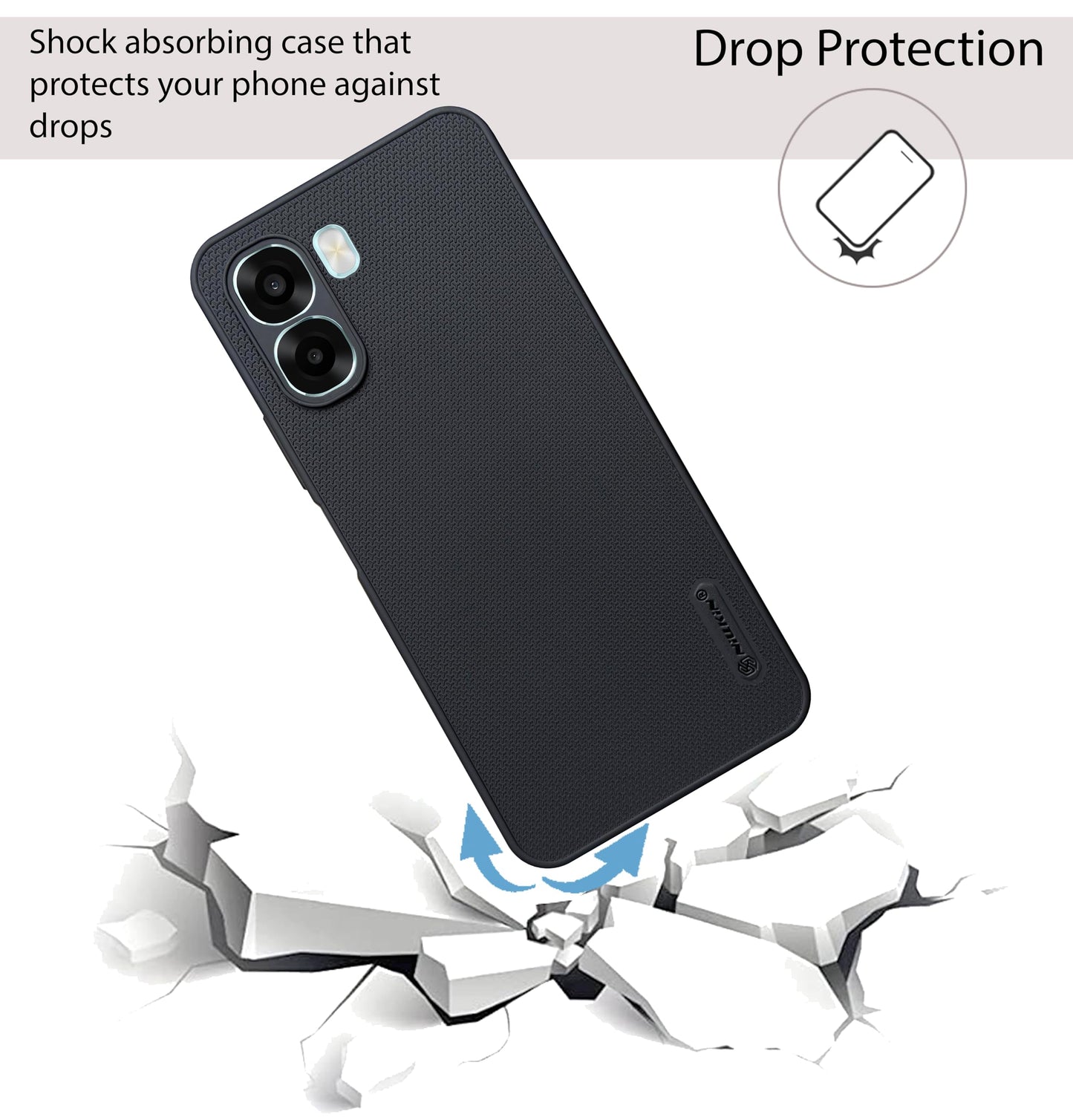 Niukin Grip Guard Back Case for Oppo A6s