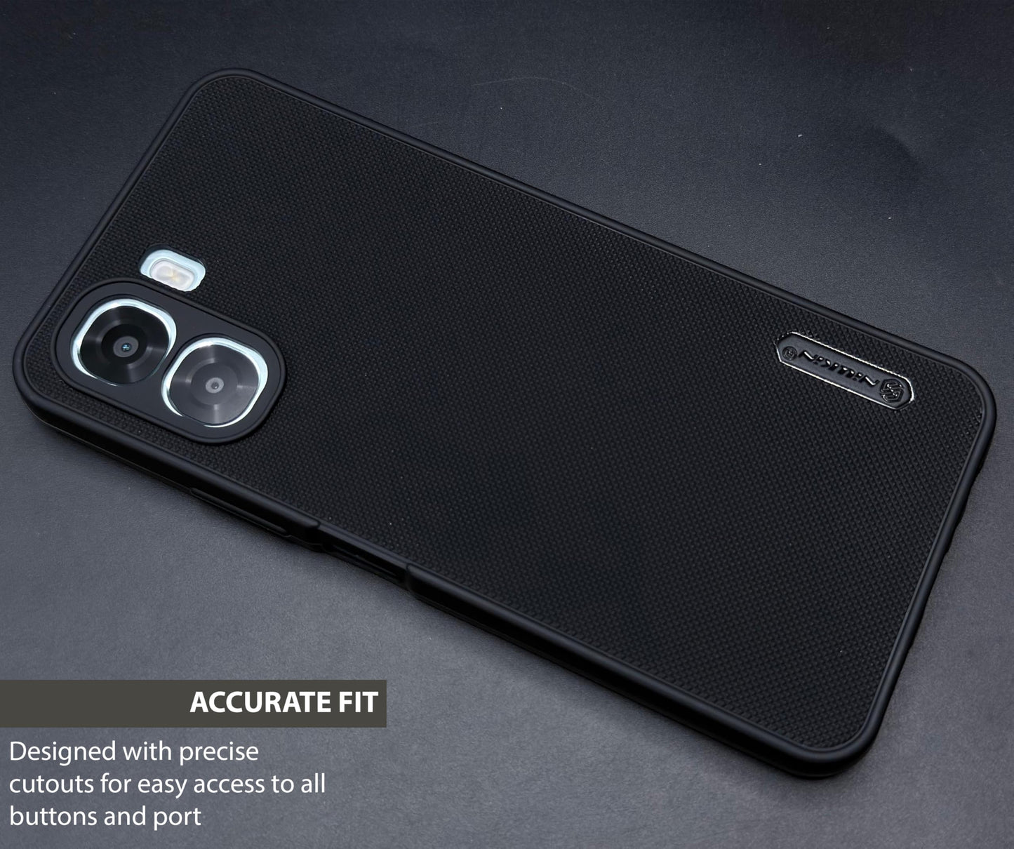 NIUKIN Super Frosted Dotted Case for Oppo A6s