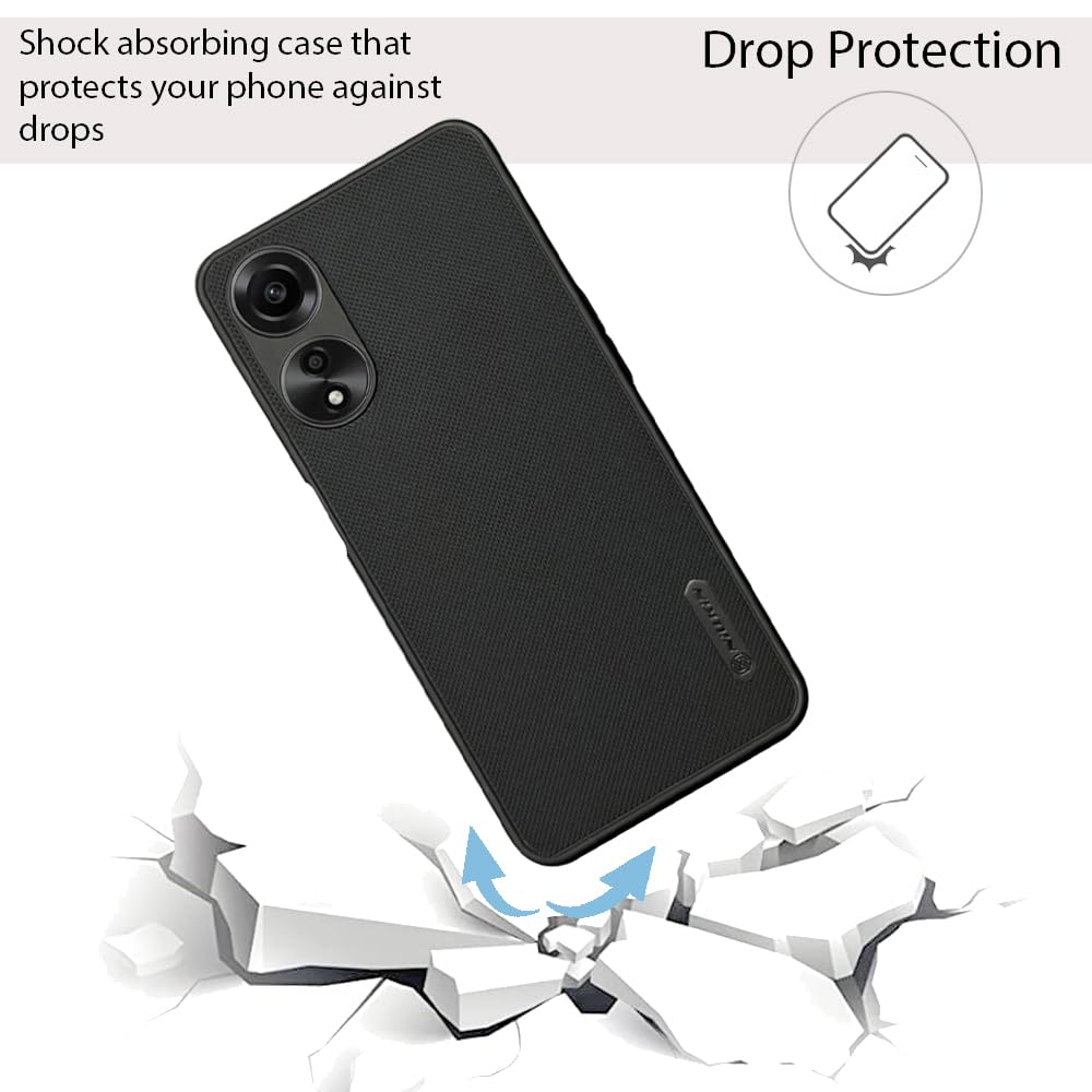 NIUKIN Super Frosted Dotted Case for Oppo A78