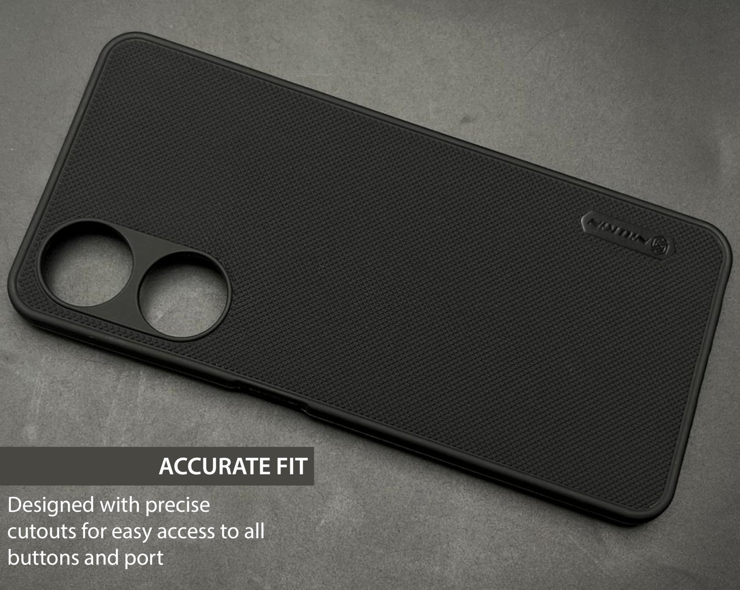 NIUKIN Super Frosted Dotted Case for Oppo A78