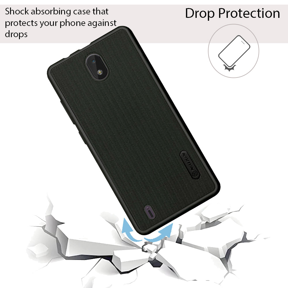 NIUKIN Super Frosted Dotted Case for Nokia C01 Plus
