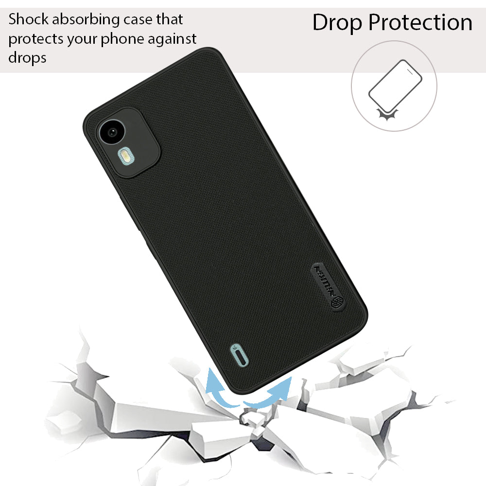 NIUKIN Super Frosted Dotted Case for Nokia C12 Pro