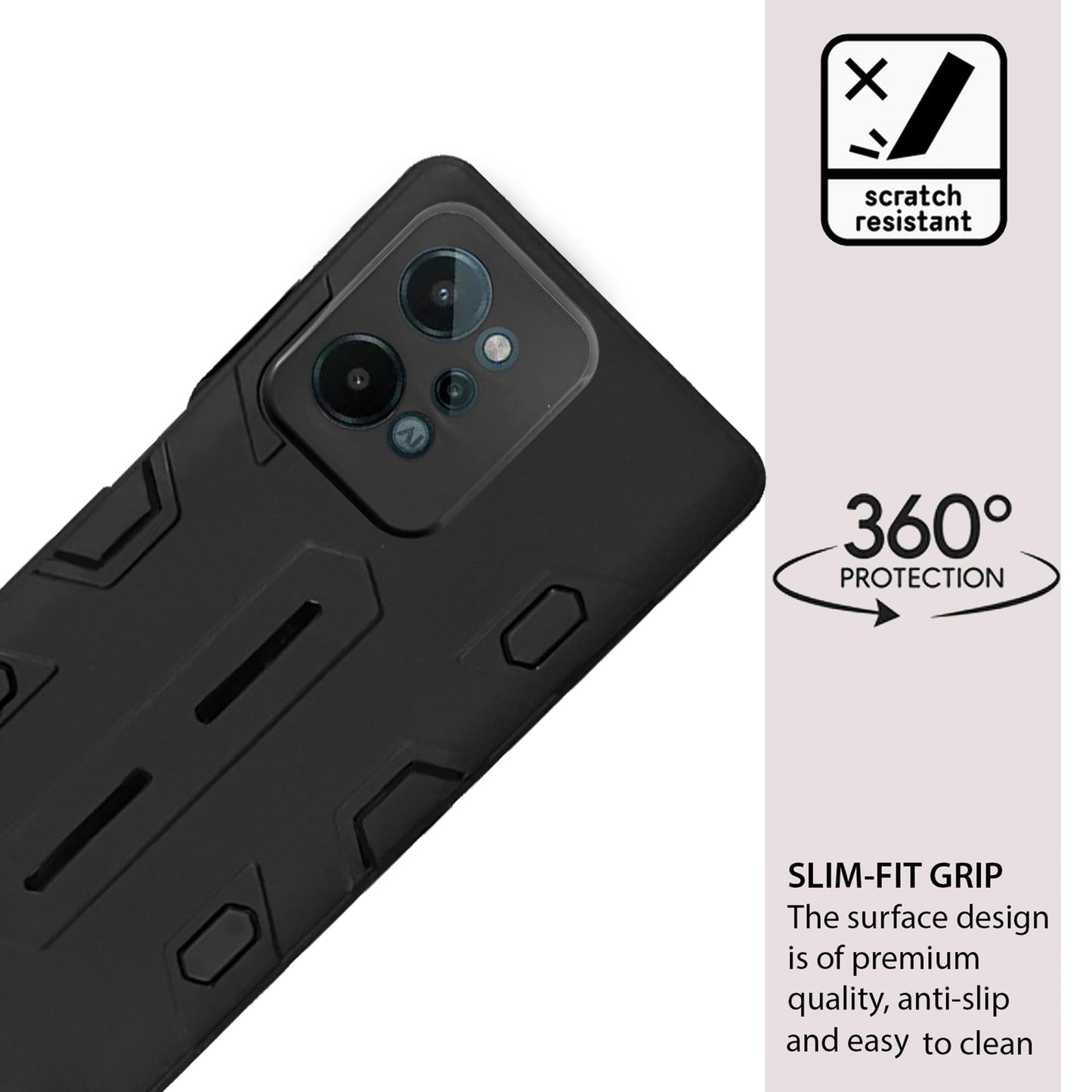 NIUKIN Armor Case for Realme C31