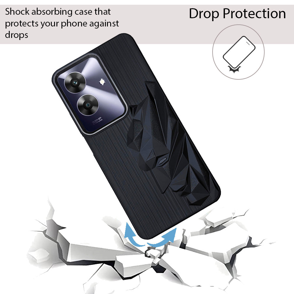 Bt Superhero Case with Camera Ring for Realme C61(5G)