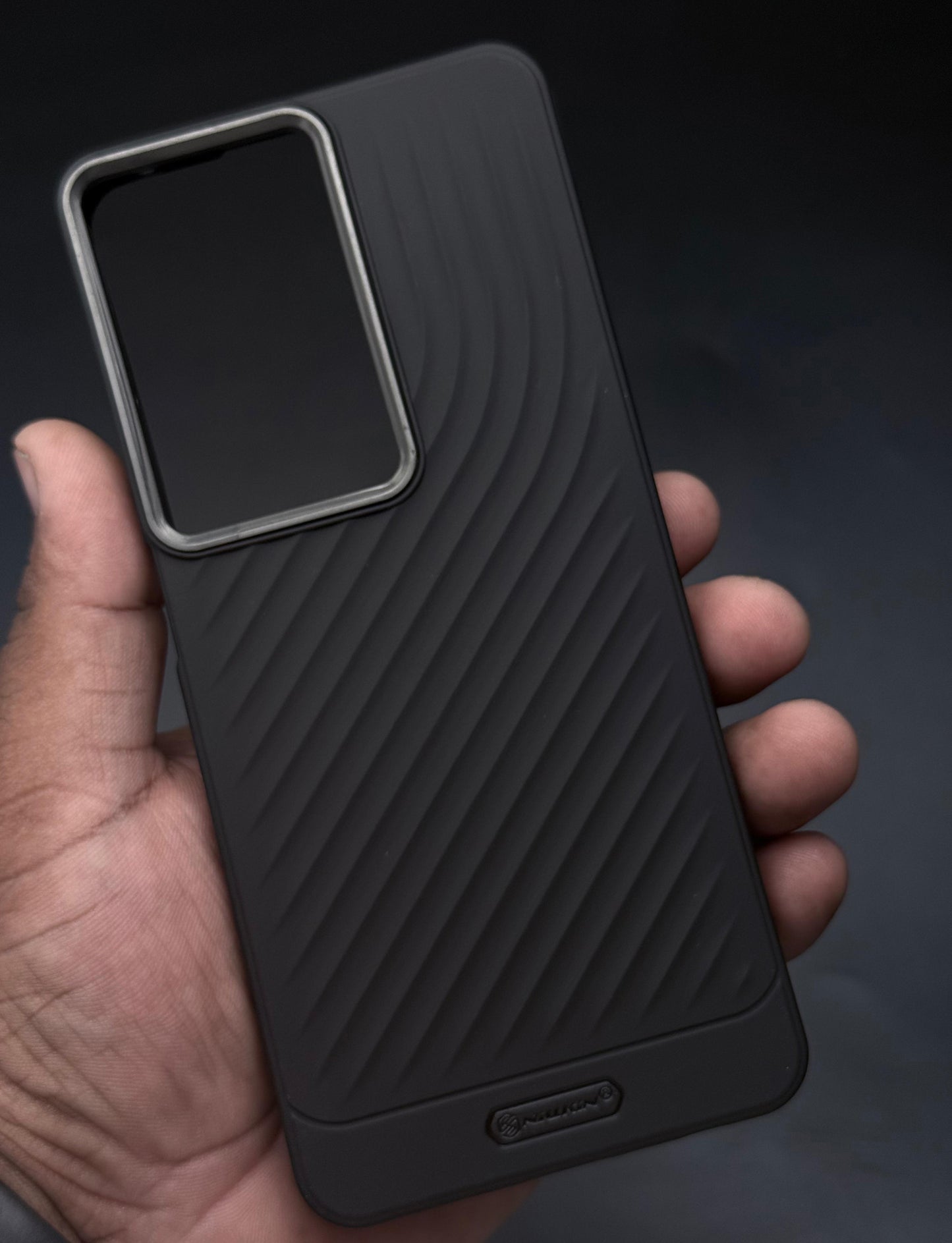 Ripple Wave Case with Metallic Camera Ring for Realme C73(5G)
