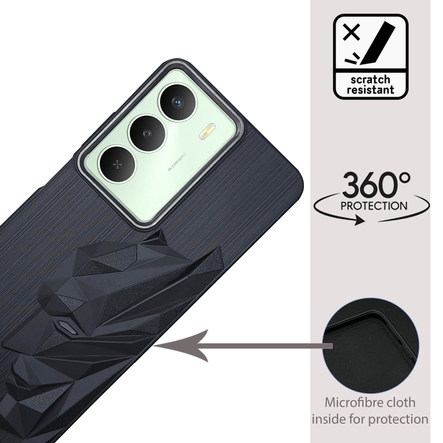 Bt Superhero Case with Camera ring for Realme C75(5G)