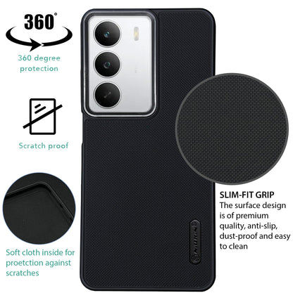 NIUKIN Super Frosted Dotted Case with Camera Ring for Realme C75 5G