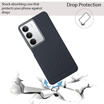Ripple Wave Case with Metallic Camera Ring for Realme C75(5G)