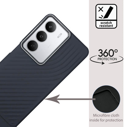 Ripple Wave Case with Metallic Camera Ring for Realme C75(5G)
