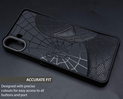Sp Superhero Web Case with Metallic Camera Ring for CMF by Nothing Phone 1