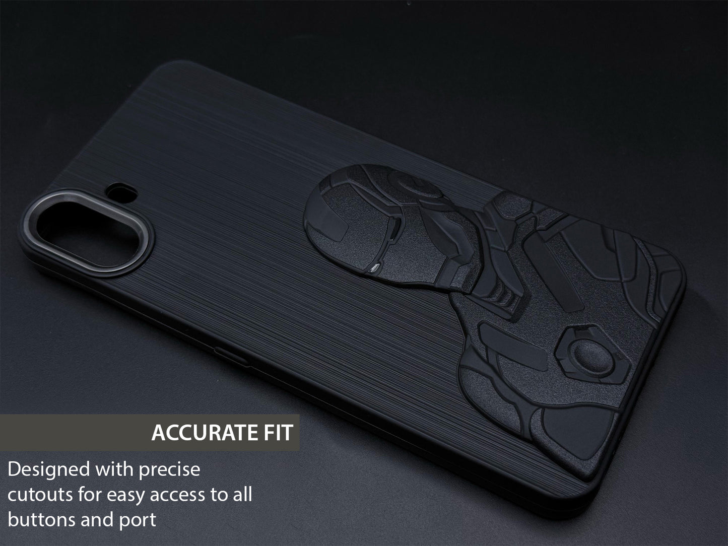 IR Superhero Armor Case with Metallic Camera Ring for CMF Phone 1