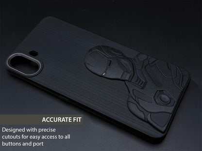 IR Superhero Armor Case with Metallic Camera Ring for CMF Phone 1
