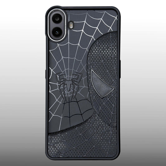 Sp Superhero Web Case with Metallic Camera Ring for CMF by Nothing Phone 1