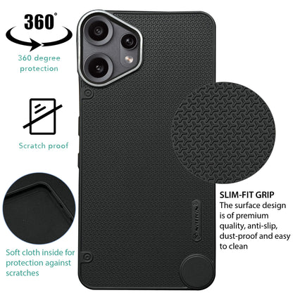 Niukin Grip Guard Back Case with Camera Ring for CMF by Nothing Phone 2 Pro