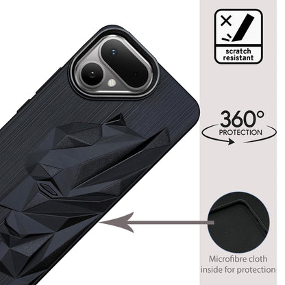 Bt Superhero Case with Camera Ring for Tecno Pova Curve 2