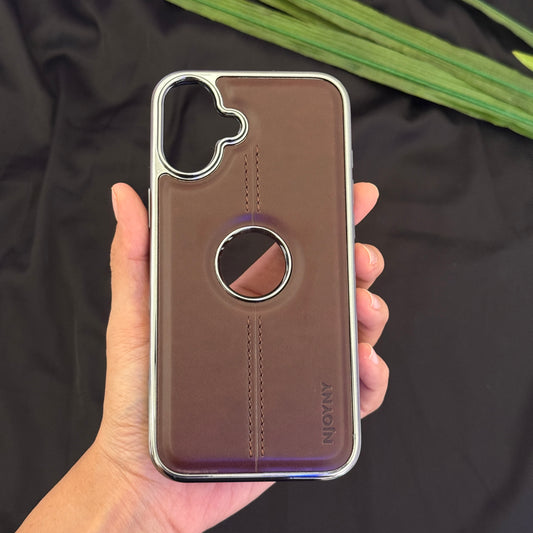 NY Leather Case for iPhone 16 Plus