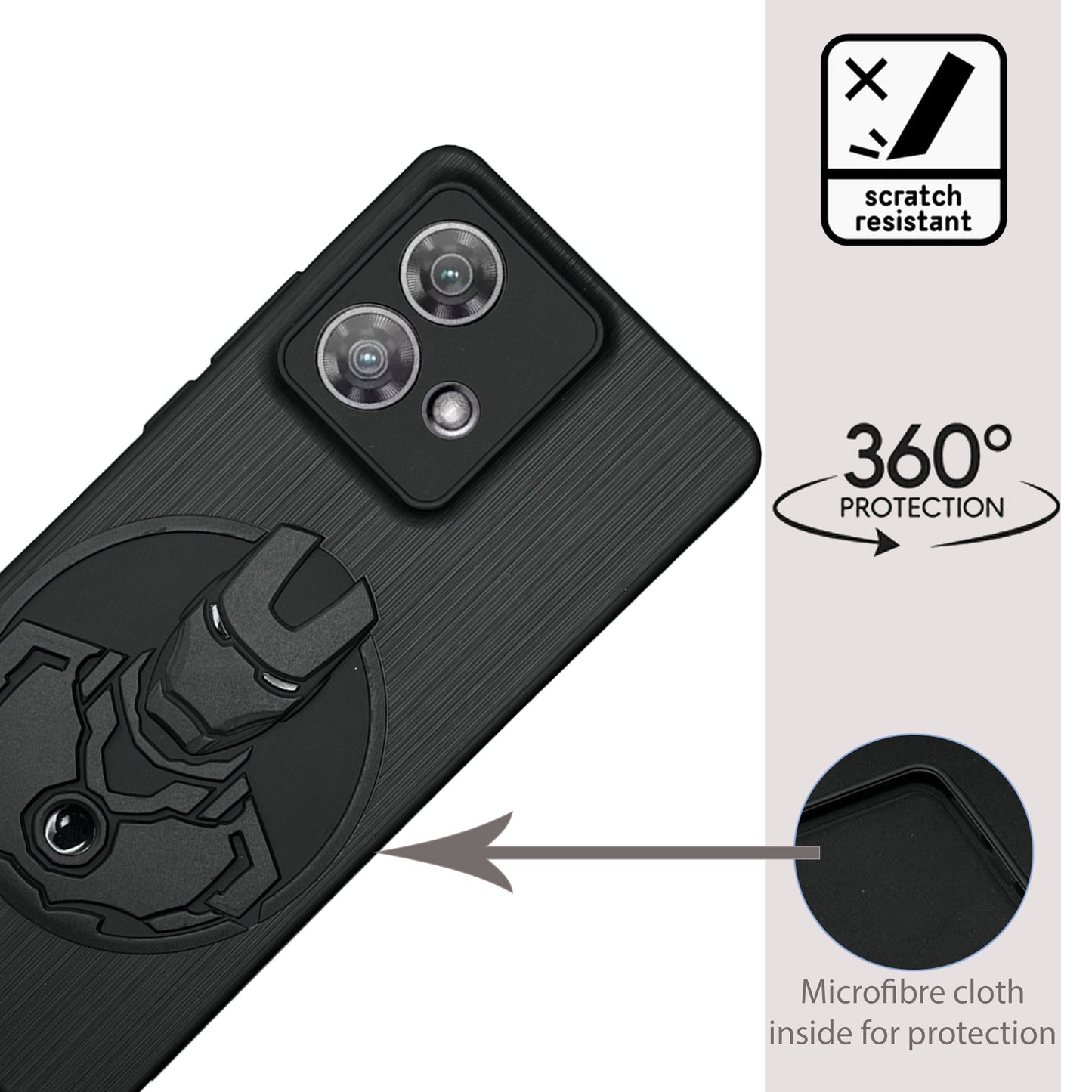 IR Superhero Shield Case for Motorola Edge 40 Neo