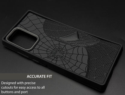 Sp Superhero Web Case with Metallic Camera Ring for Motorola Edge 50 Fusion
