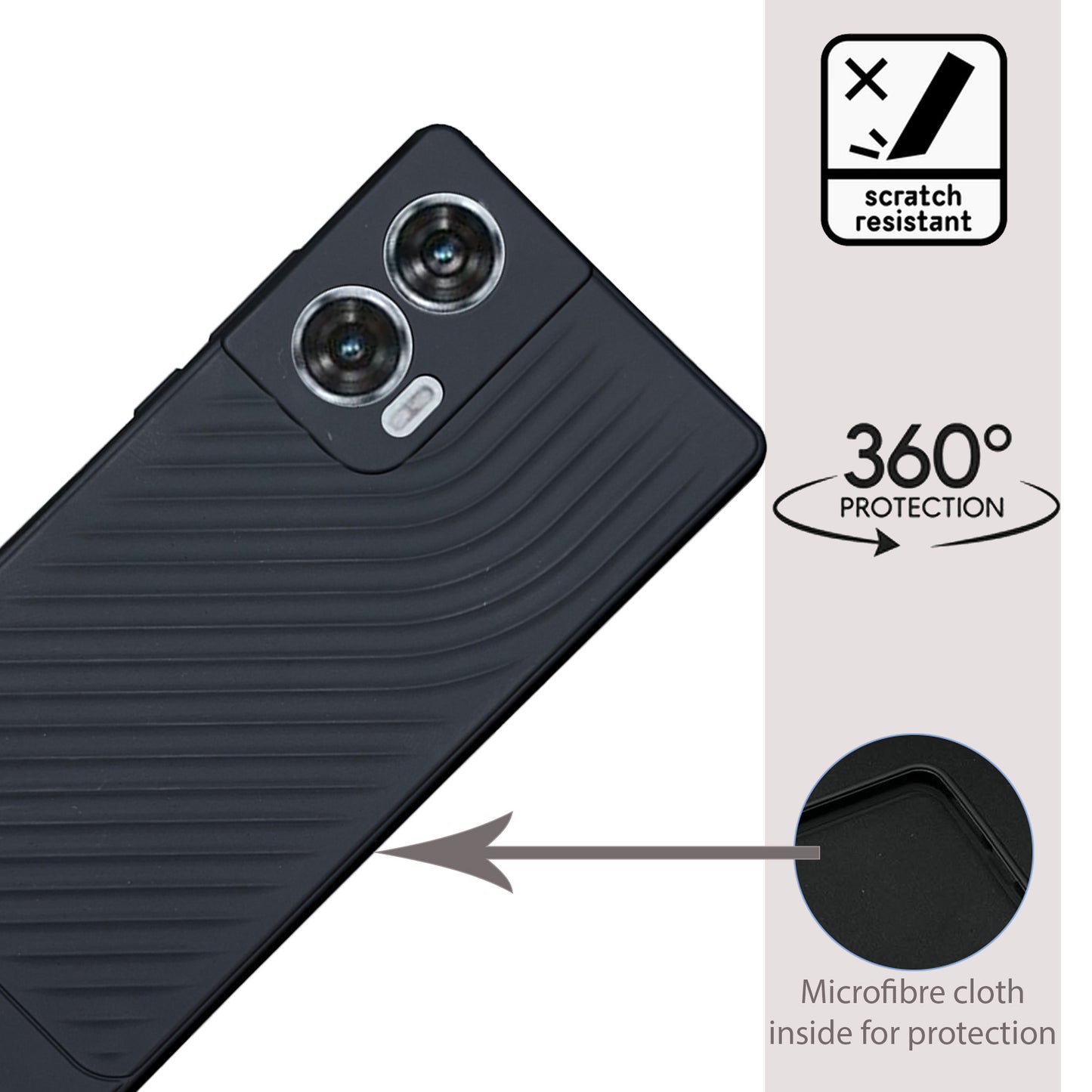 Ripple Wave Case for Motorola Edge 50 Fusion
