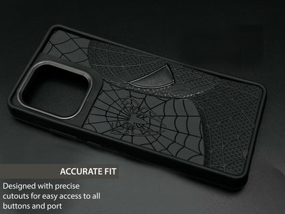 Sp Superhero Web Case with Metallic Camera Ring for Motorola Edge 50 Neo