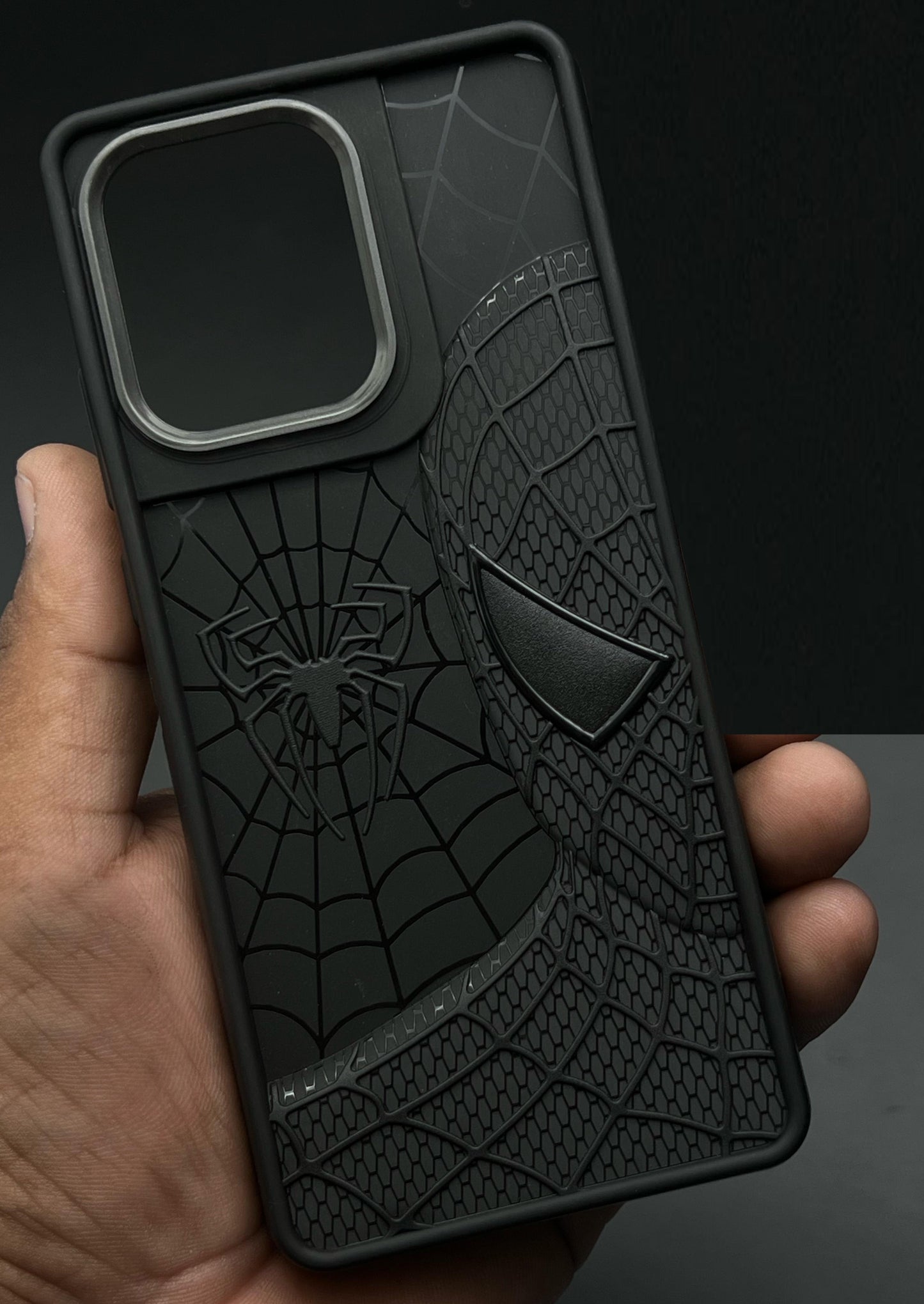Sp Superhero Web Case with Metallic Camera Ring for Motorola Edge 50 Neo