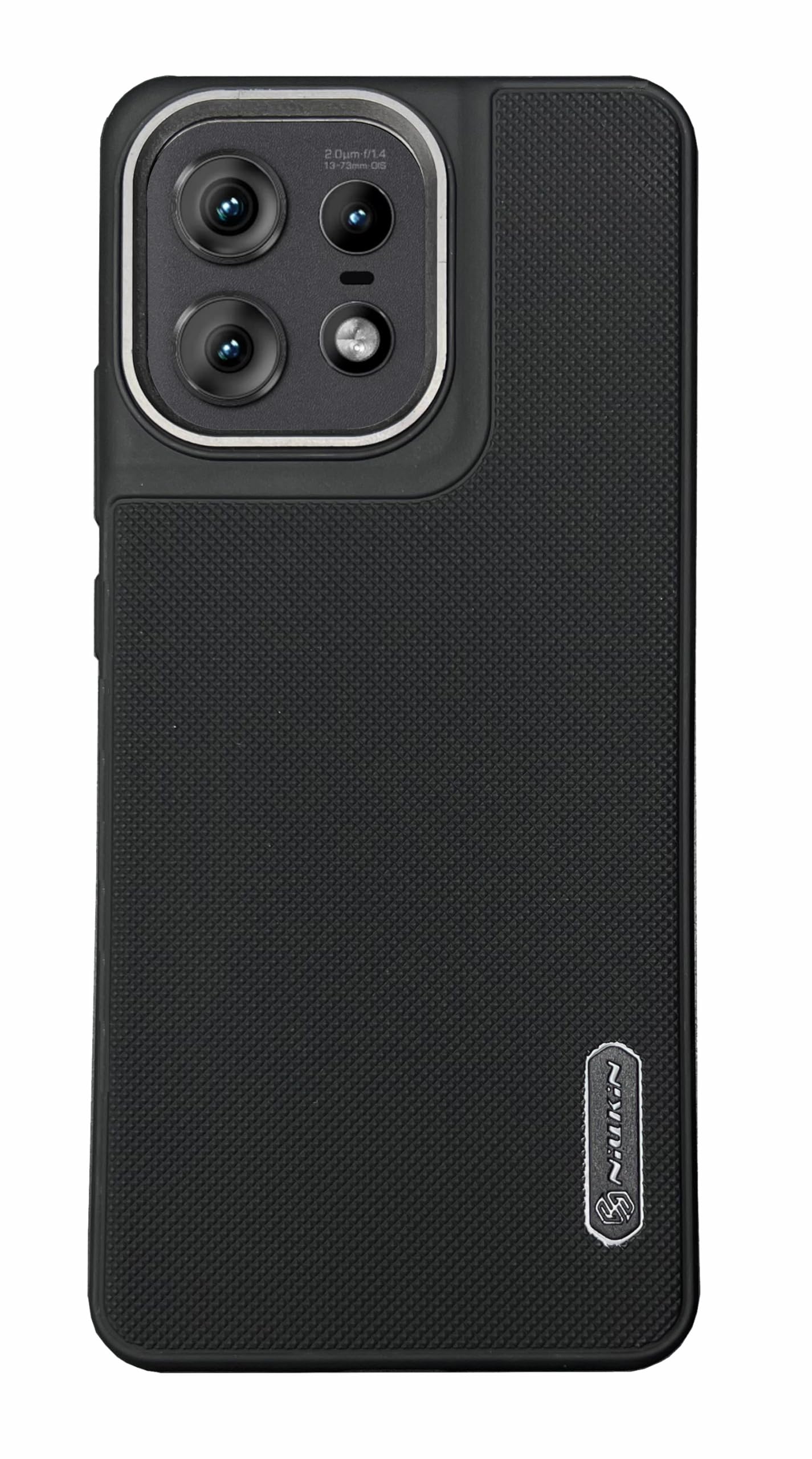 NIUKIN Super Frosted Dotted Case with Camera Ring for Moto Edge 50 Pro