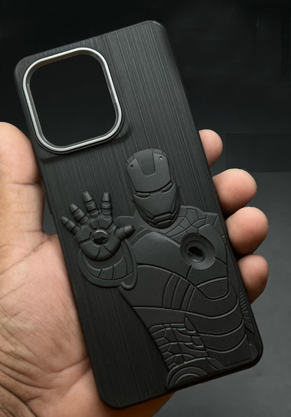 IR Superhero Action Case with Metallic Camera Ring for Motorola Edge 50 Pro