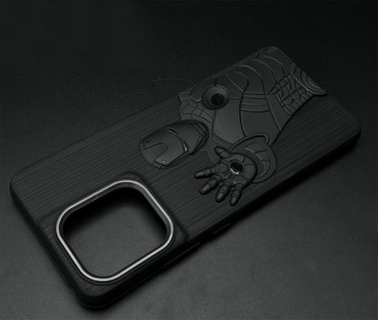 IR Superhero Action Case with Metallic Camera Ring for Motorola Edge 50 Pro