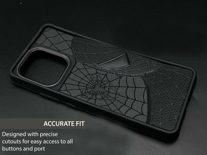 Sp Superhero Web Case with Metallic Camera Ring for Motorola Edge 50 Pro