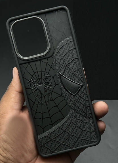 Sp Superhero Web Case with Metallic Camera Ring for Motorola Edge 50 Pro
