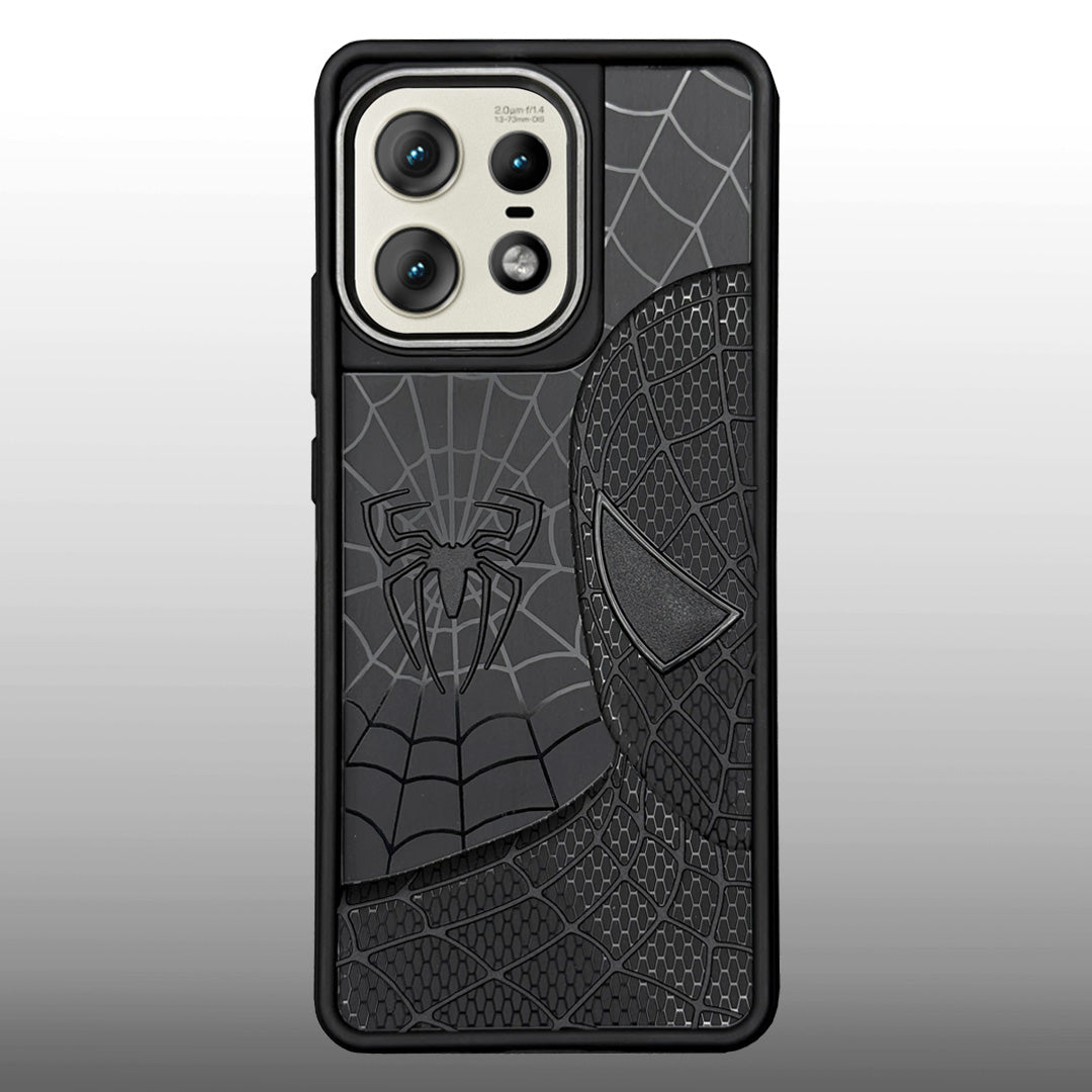 Sp Superhero Web Case with Metallic Camera Ring for Motorola Edge 50 Pro