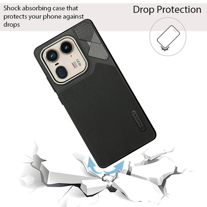 NIUKIN Fancy Super Frosted Dotted Case with Camera Ring for Moto Edge 50 Ultra