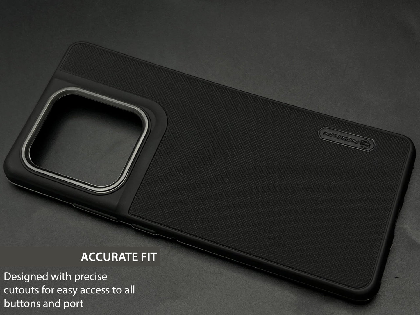 NIUKIN Super Frosted Dotted Case with Camera Ring for Moto Edge 50 Ultra