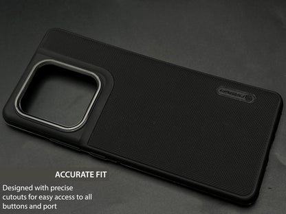 NIUKIN Super Frosted Dotted Case with Camera Ring for Moto Edge 50 Ultra