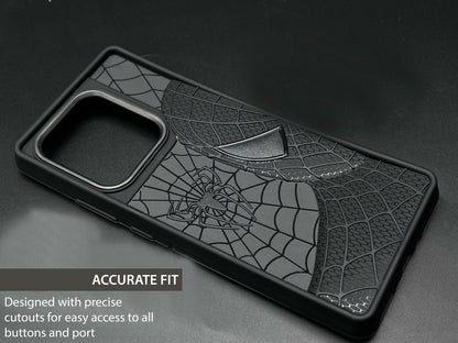 Sp Superhero Web Case with Metallic Camera Ring for Motorola Edge 50 Ultra
