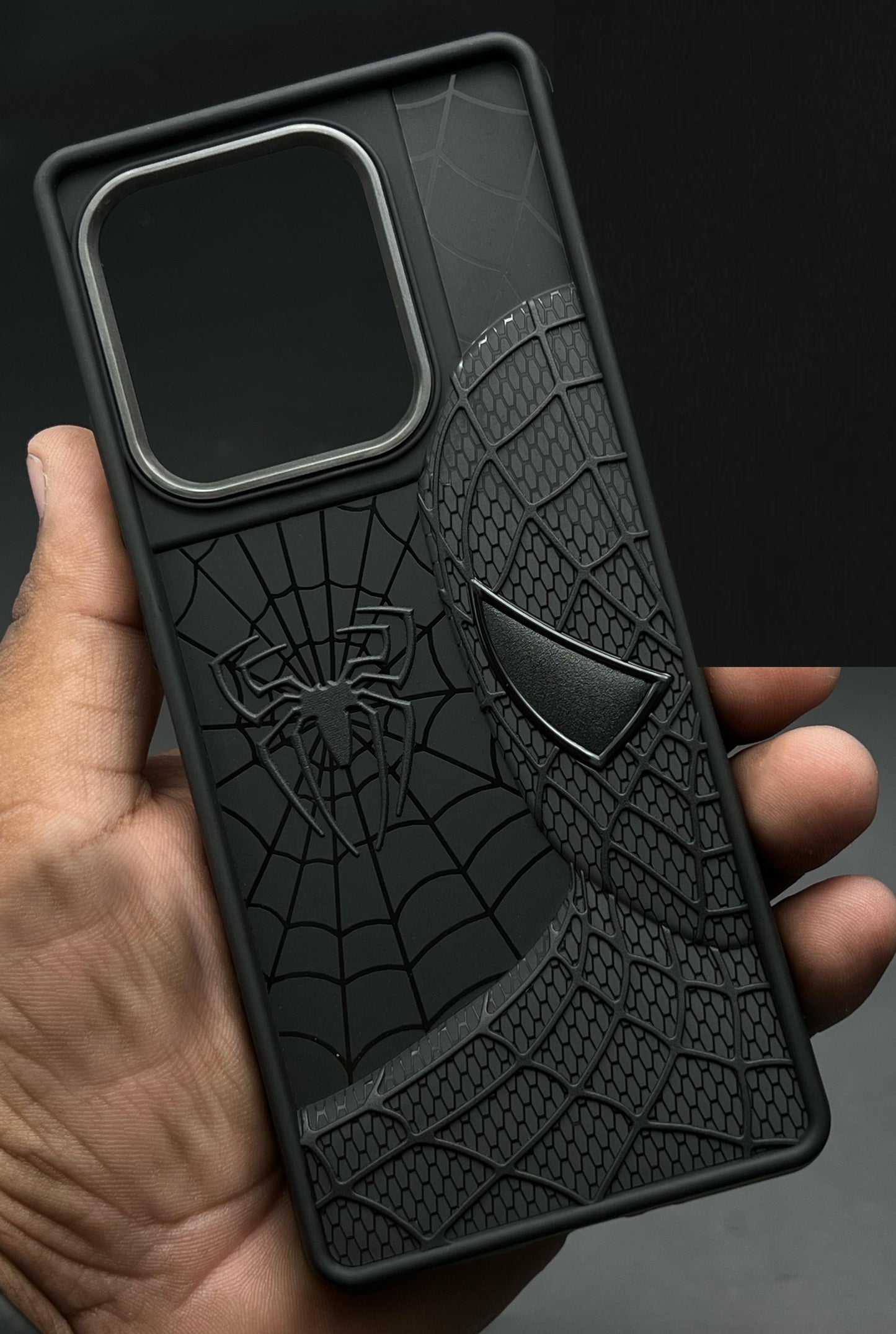 Sp Superhero Web Case with Metallic Camera Ring for Motorola Edge 50 Ultra