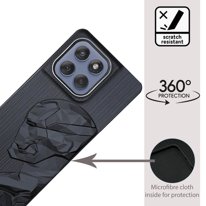 IR Superhero Side Face Prism Case with Metallic Camera Ring for Motorola Edge 60 Fusion