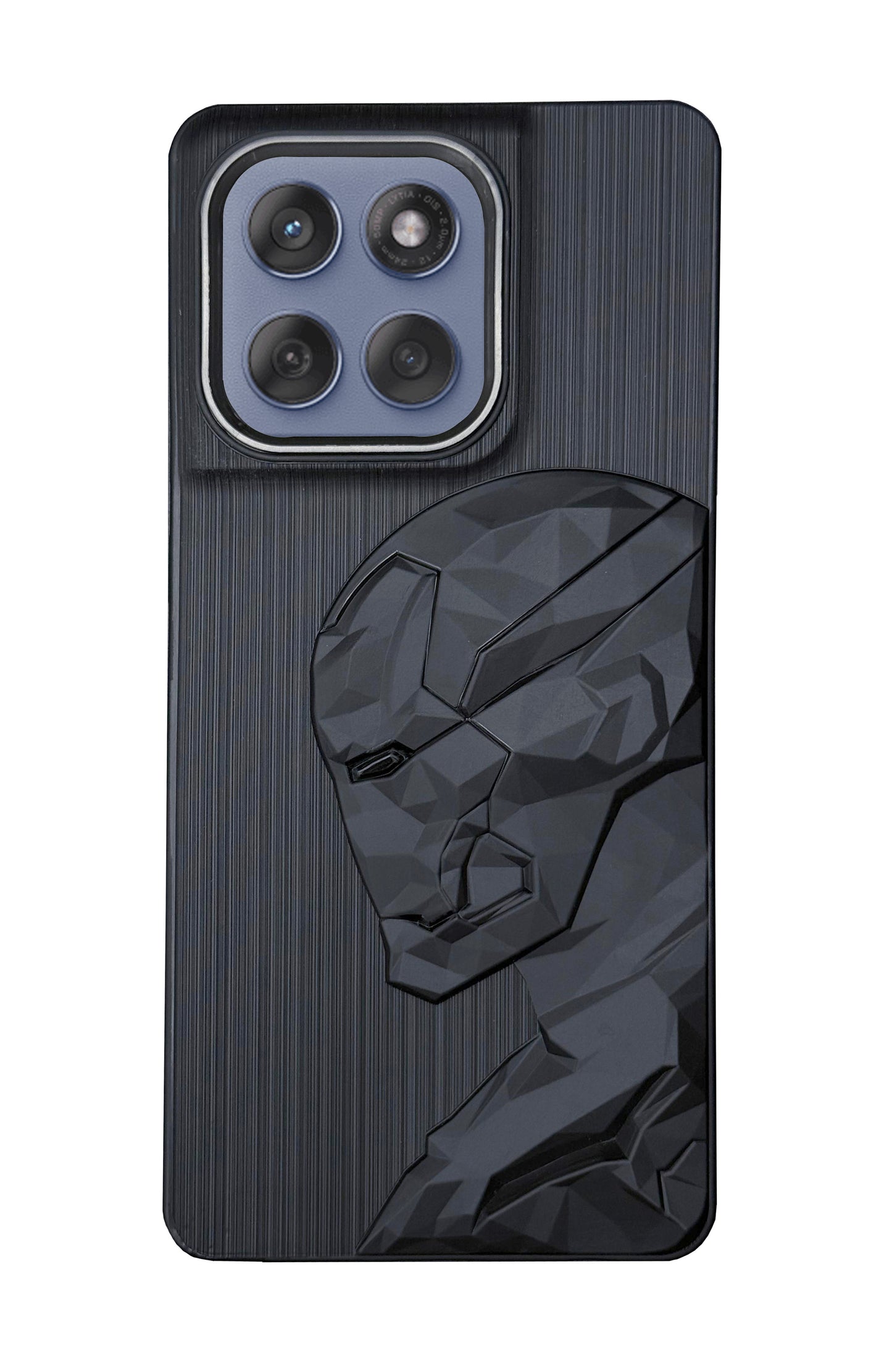 IR Superhero Side Face Prism Case with Metallic Camera Ring for Motorola Edge 60 Fusion