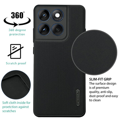 NIUKIN Super Frosted Dotted Case for Moto Edge 60 Pro