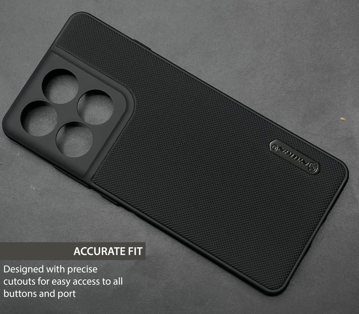 NIUKIN Super Frosted Dotted Case for Moto Edge 60 Pro