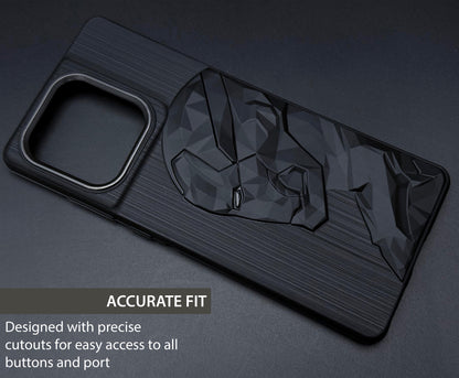 IR Superhero Side Face Prism Case with Metallic Camera Ring for Motorola Edge 60 Stylus
