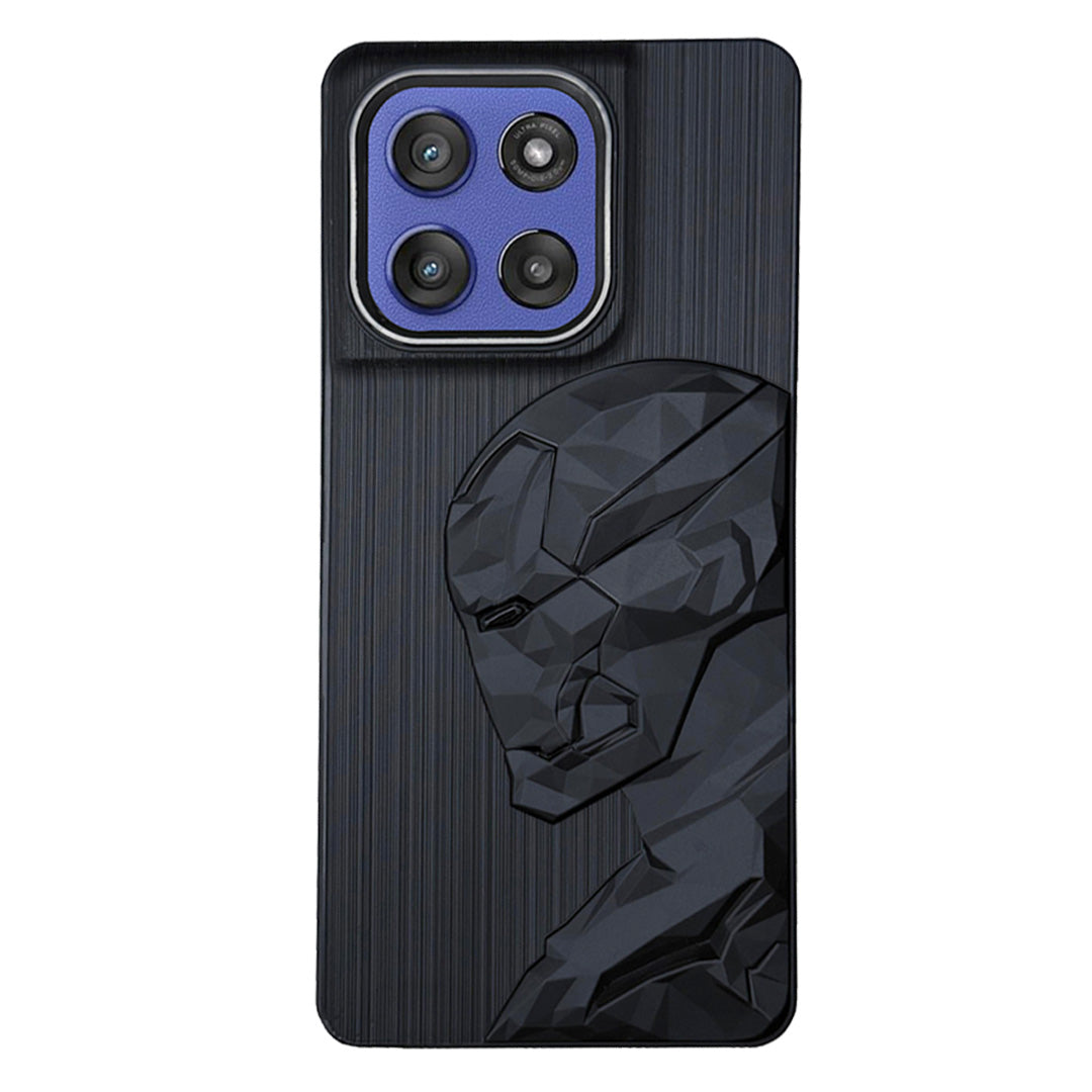 IR Superhero Side Face Prism Case with Metallic Camera Ring for Motorola Edge 60 Stylus